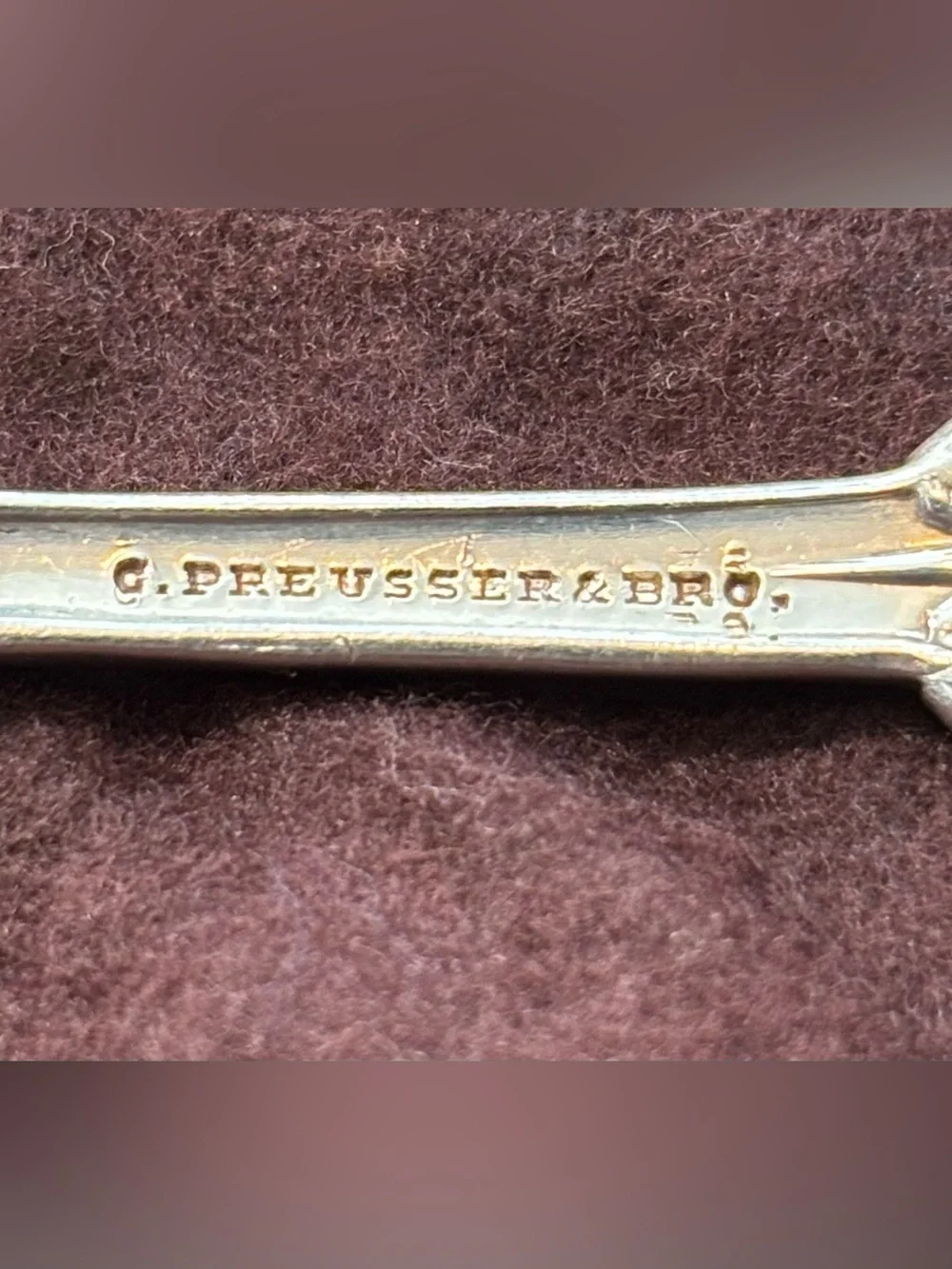 Antique Whiting Arabesque Sterling Silver 5.5” Spoons 8pc Set Preusser